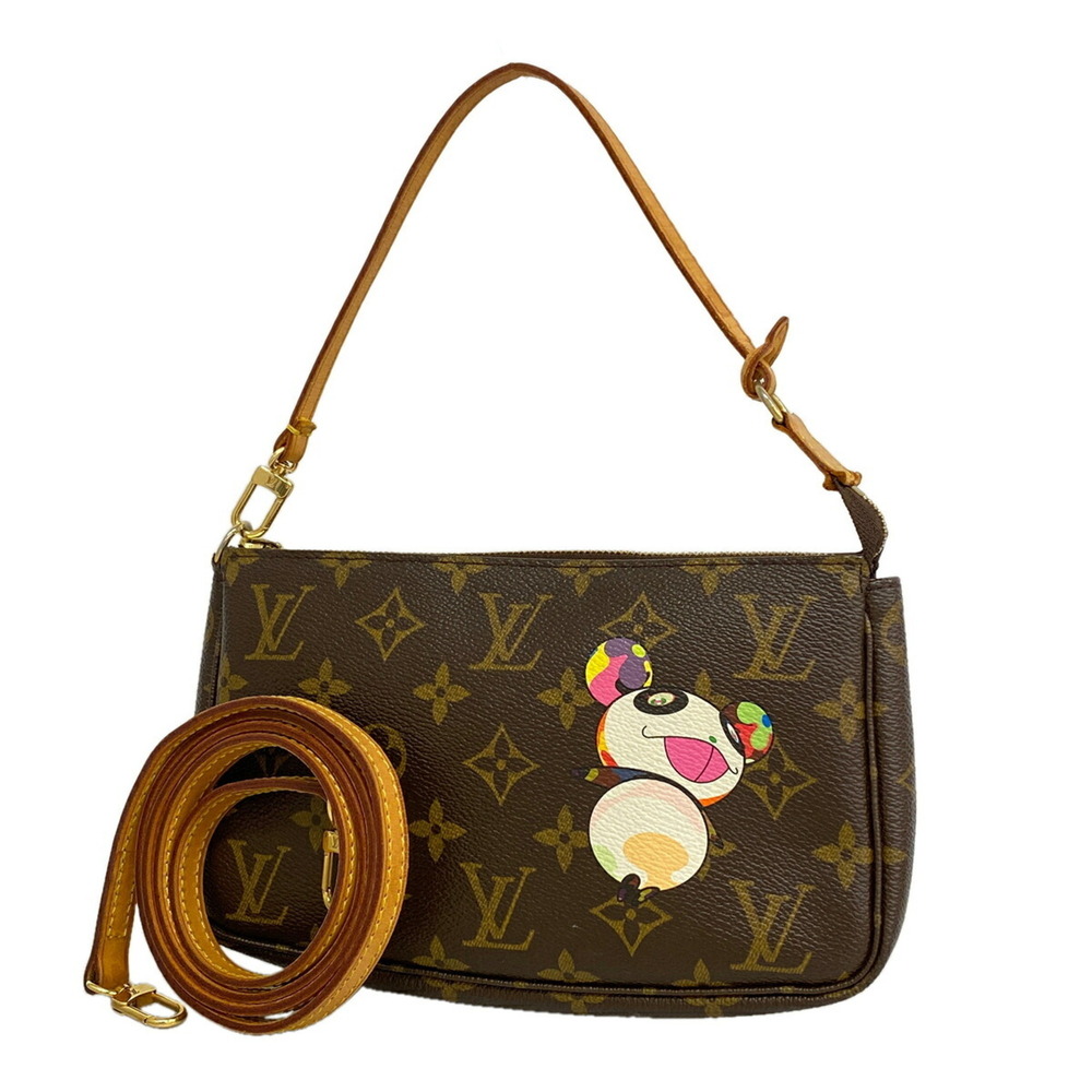 Louis Vuitton Monogram Panda Pochette Accessoires M51981 Brown Bag/Pouch (Wom...